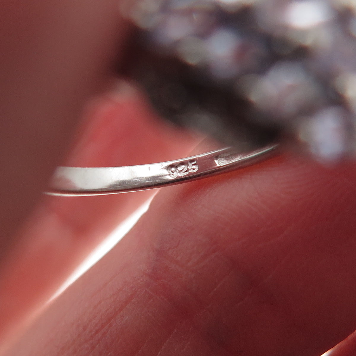 Chuck Clemency 925 Sterling Silver Real Marquise-Cut Tanzanite Ring Size 7