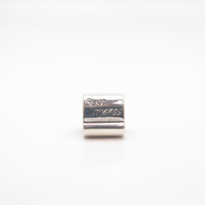 925 Sterling Silver Pandora "Best Friends" Waves Bead Charm