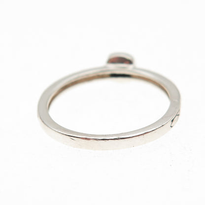 Town & Country 925 Sterling Silver Vintage Real Black Onyx Ring Size 7.5