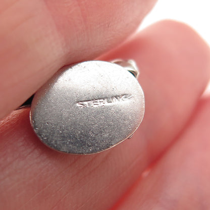 925 Sterling Silver Vintage I Love You Rotary Phone 3D Mini Charm Pendant
