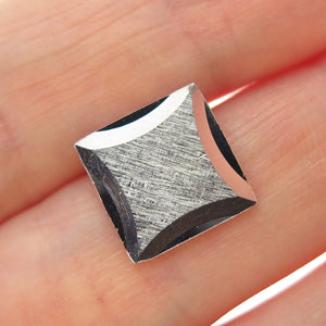 SIMMONS 925 Sterling Silver Vintage Square Lapel Pin