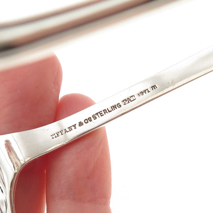 Tiffany & Co. 925 Sterling Silver Antique 1871 Palm Large Ice Serving Tongs