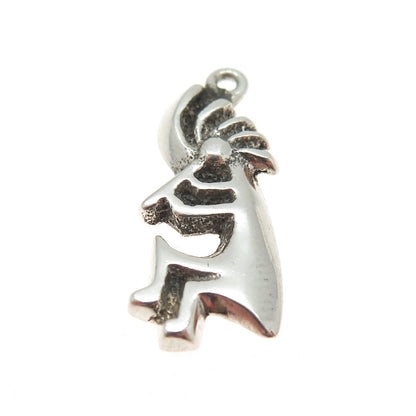 ALVIN THOMPSON NAVAJO Old Pawn Sterling Silver Vintage Kokopelli Charm Pendant