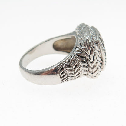 925 Sterling Silver Round-Cut C Z Sparkle Ring Size 9.25