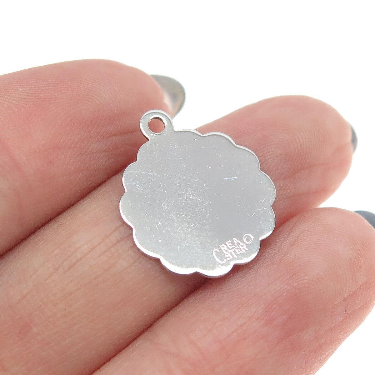 CREA 925 Sterling Silver Vintage "Holy Communion" Goblet Pendant