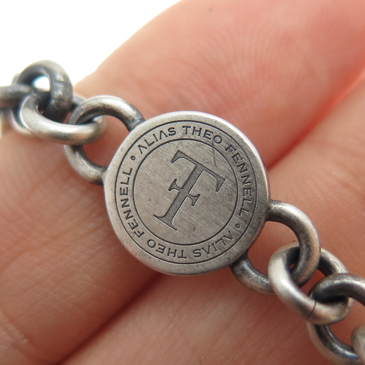 Theo Fennell 925 Sterling Silver Vintage London Aries Zodiac Sign Bracelet 8.25"