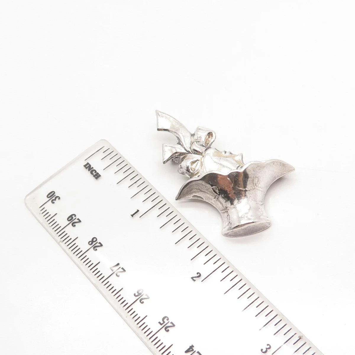 925 Sterling Silver Vintage Lang Lady in Hat Pin Brooch