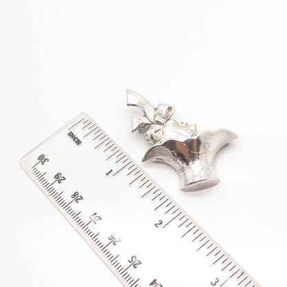 925 Sterling Silver Vintage Lang Lady in Hat Pin Brooch