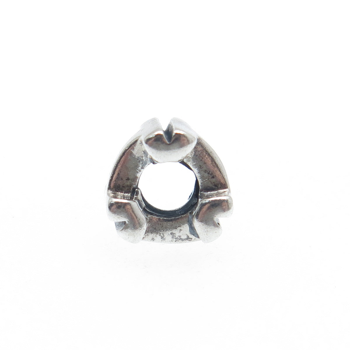 CHAMILIA 925 Sterling Silver Letter H Initial Bead Charm