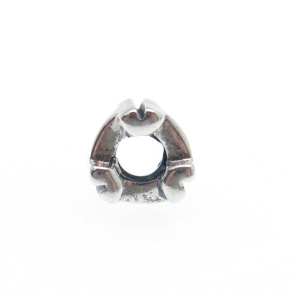 CHAMILIA 925 Sterling Silver Letter H Initial Bead Charm