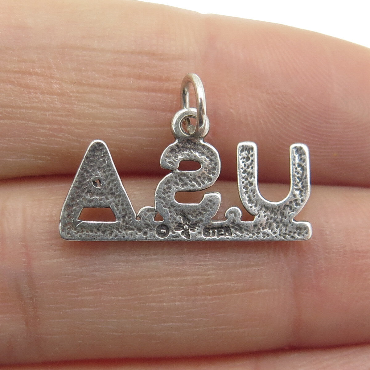 SUN WEST 925 Sterling Silver Vintage USA Charm Pendant