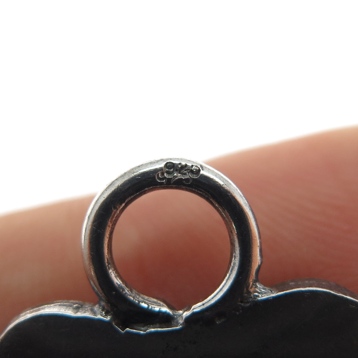 800 Silver Vintage Egypt Allah Muslim Religious Oxidized Pendant