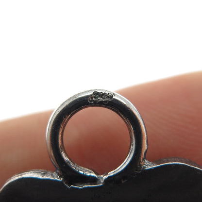 800 Silver Vintage Egypt Allah Muslim Religious Oxidized Pendant