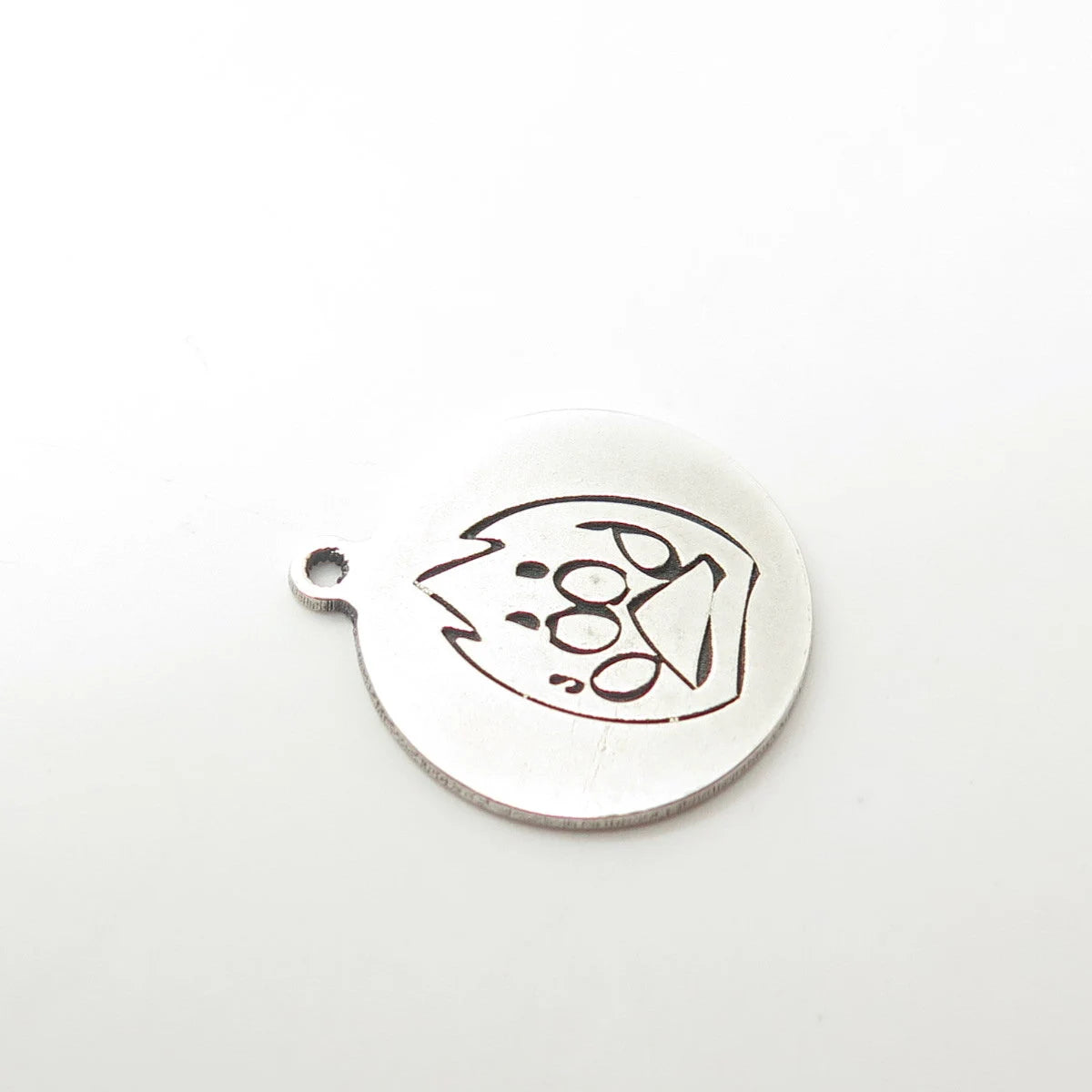925 Sterling Silver USA Two In Town Paw Charm Pendant