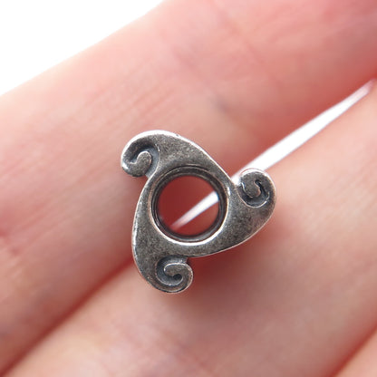 PANDORA 925 Sterling Silver Forever Together Triskelion Bead Charm