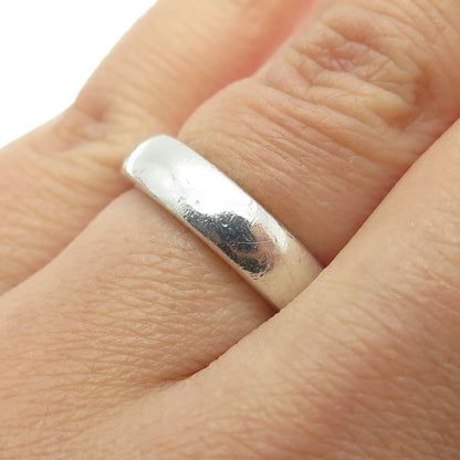 LOIS HILL 925 Sterling Silver Vintage Wedding Band Ring Size 6