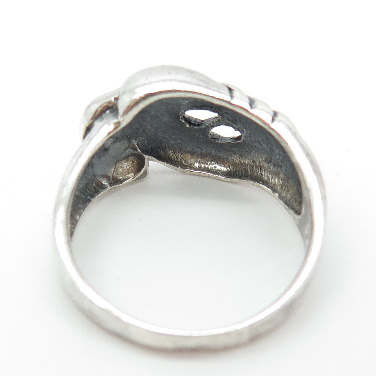 925 Sterling Silver Vintage Eagle Bird Ring Size 13.25