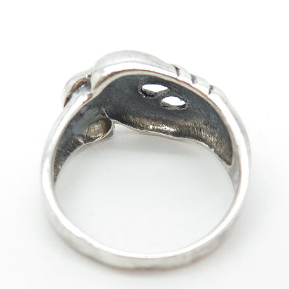 925 Sterling Silver Vintage Eagle Bird Ring Size 13.25