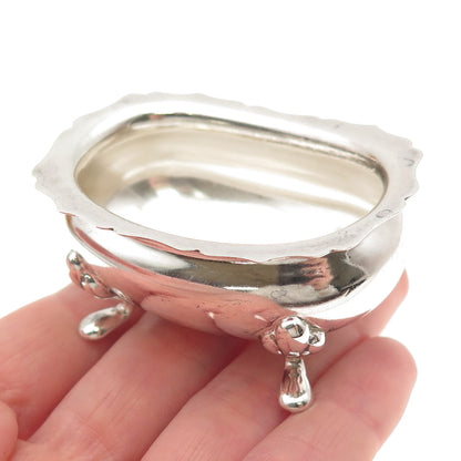 TIFFANY & CO. 925 Sterling Silver Glass Vintage 2005 Mustard Pot / Insert