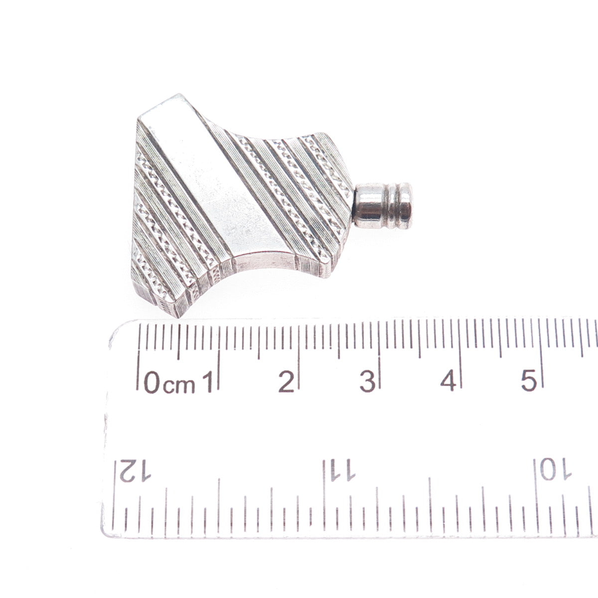 916 Silver Antique Art Deco European Perfume Bottle