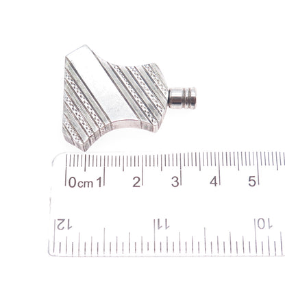 916 Silver Antique Art Deco European Perfume Bottle