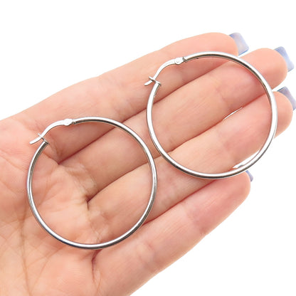 925 Sterling Silver Hoop Earrings