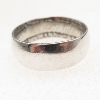 900 Silver Antique 1909 Kingdom of Prussia 3 Mark William II Coin Ring Size 11