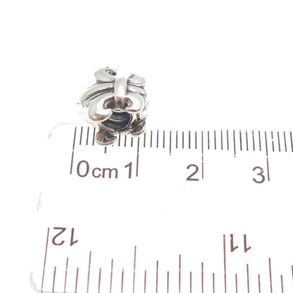 CHAMILIA 925 Sterling Silver Fleur de Lis Oxidized Bead Charm