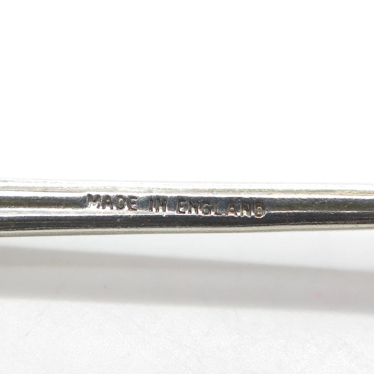 TURNER & SIMPSON Sterling Silver Vintage 1962 England Enamel Coffee Spoon