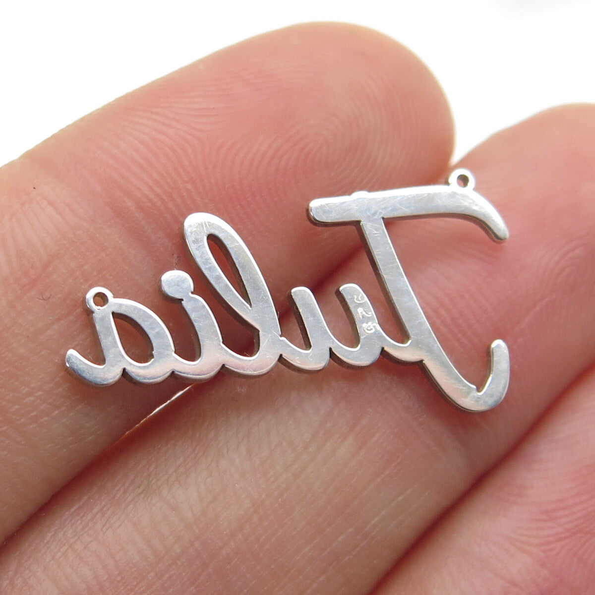 925 Sterling Silver "Julia" Personalized Centerpiece Pendant