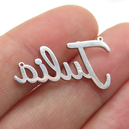 925 Sterling Silver "Julia" Personalized Centerpiece Pendant