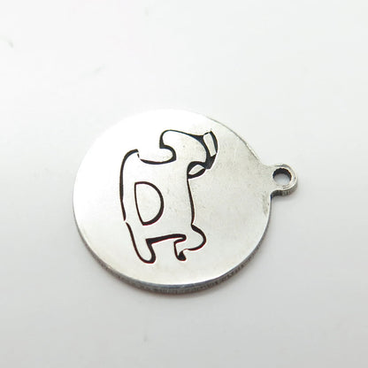 925 Sterling Silver USA Two In Town Rocking Horse Charm Pendant