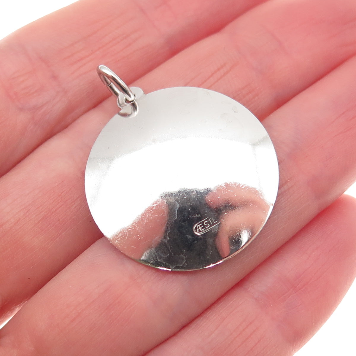 AE Art's Elegance 925 Sterling Silver Vintage Sweet 16 Charm Pendant