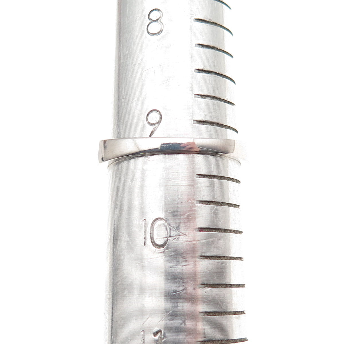 925 Sterling Silver Round-Cut C Z Band Ring Size 9.25