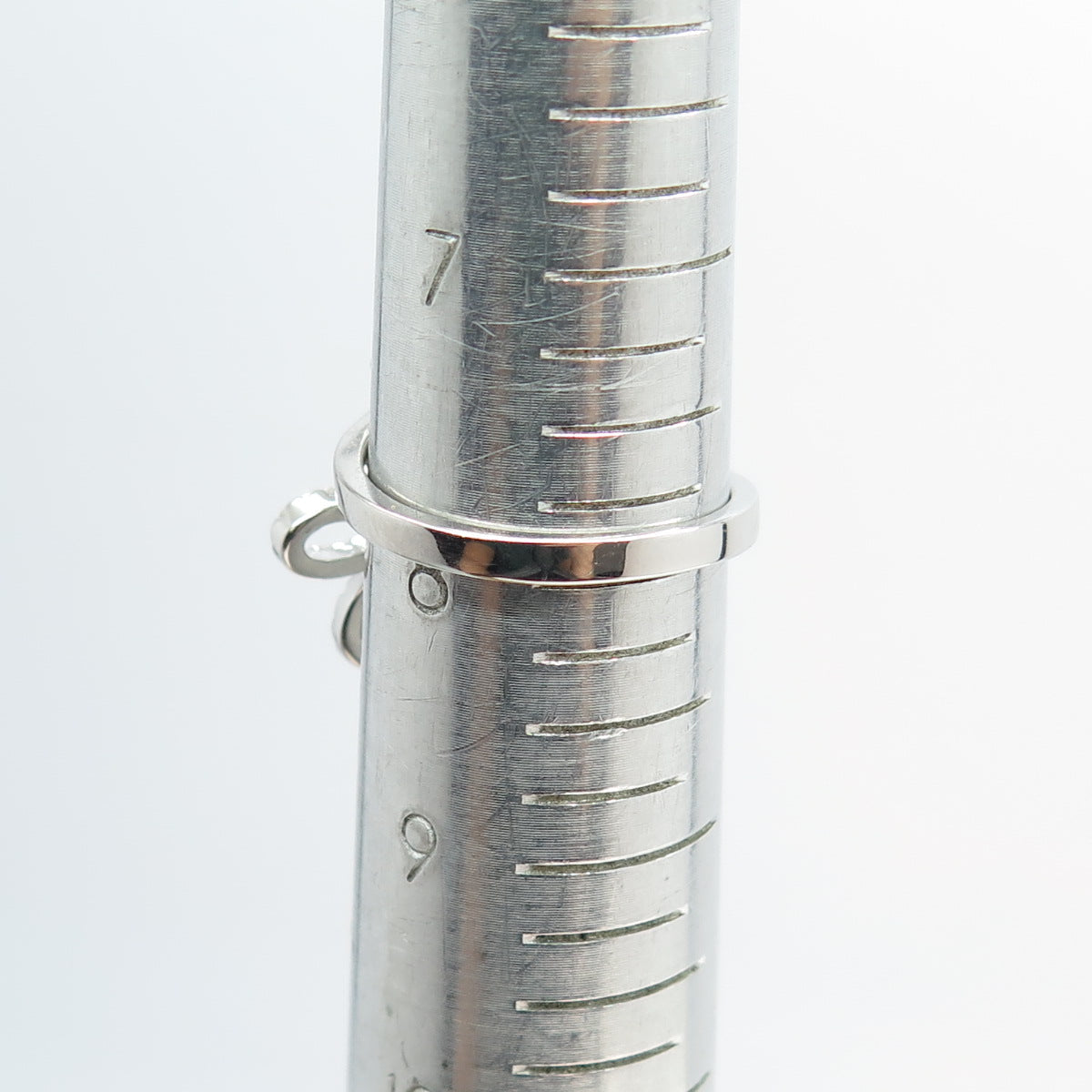 925 Sterling Silver Pave C Z Couple of Butterfly Ring Size 8