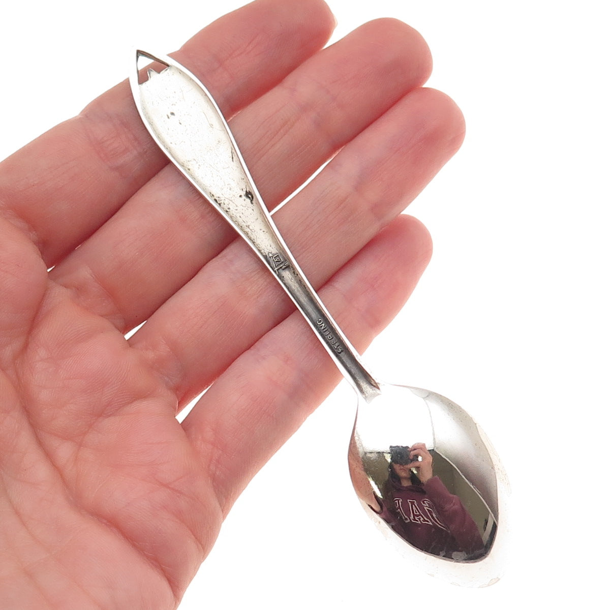 Bell Trading Post Sterling Silver Antique Art Deco New Hampshire Coffee Spoon