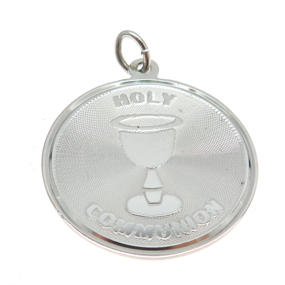 COLEMAN CO. 925 Sterling Silver Vintage Holy Confirmation Religious Pendant