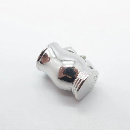 925 Sterling Silver Vintage Creamer/Milk Pitcher Handmade Charm Pendant