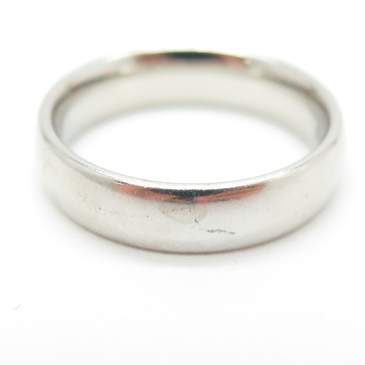 925 Sterling Silver Classic Wedding Band Ring Size 7.25