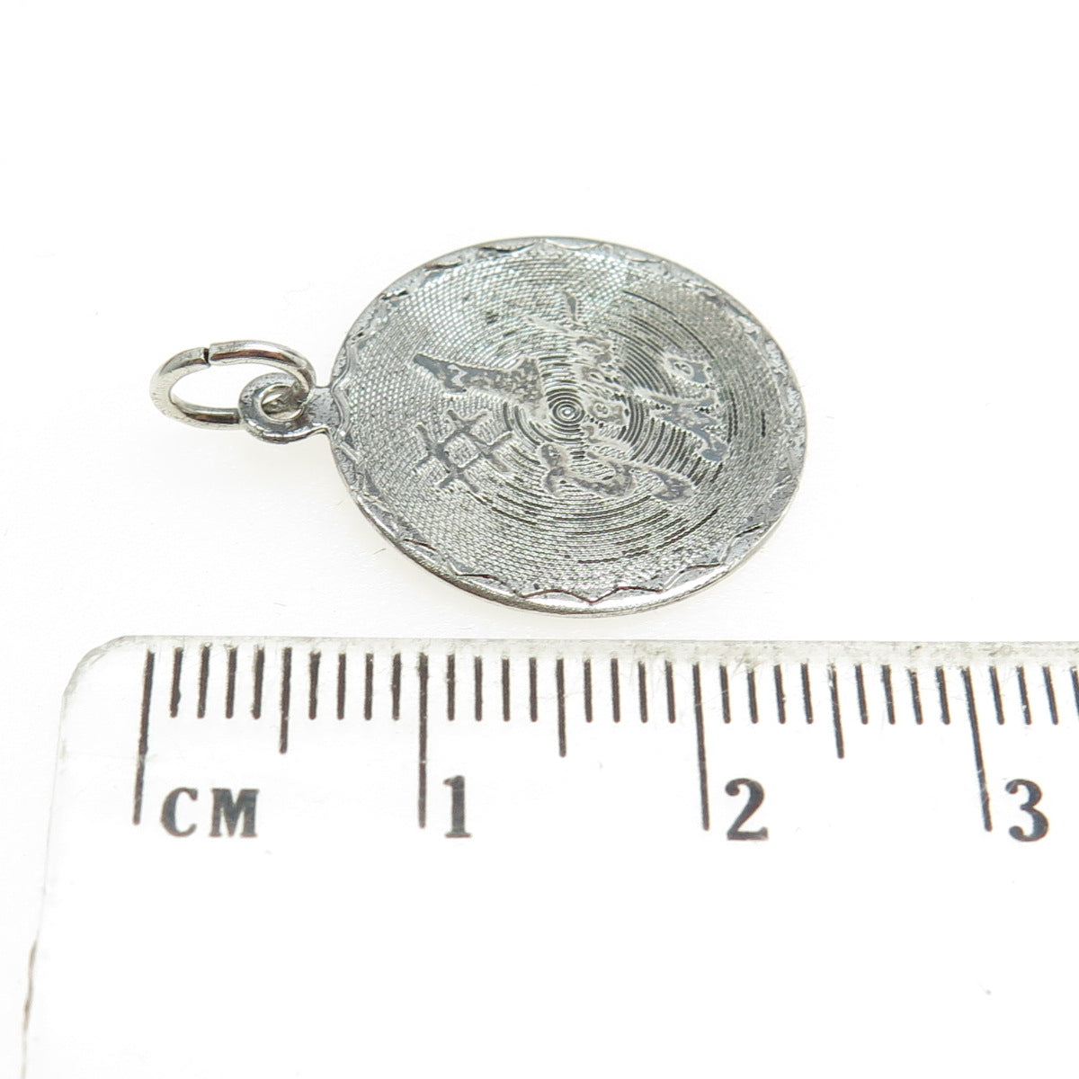 925 Sterling Silver Vintage "Number 1 Grandma" Charm Pendant