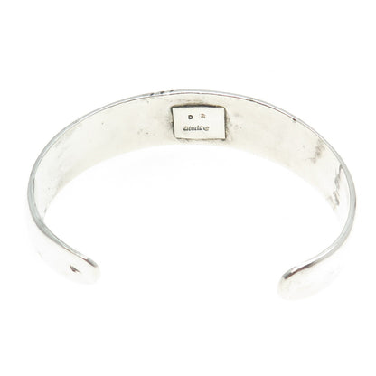 DENNIS RAMONE Old Pawn 925 Sterling Silver Mountains Adjustable Bracelet 6.75"