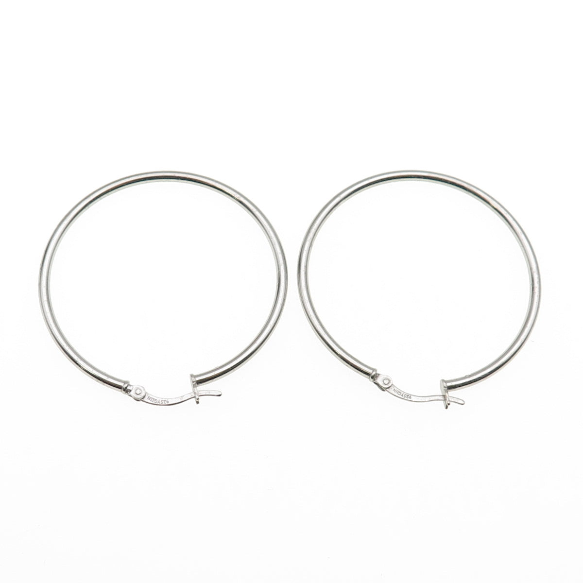 925 Sterling Silver Hoop Earrings