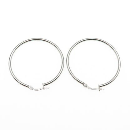 925 Sterling Silver Hoop Earrings