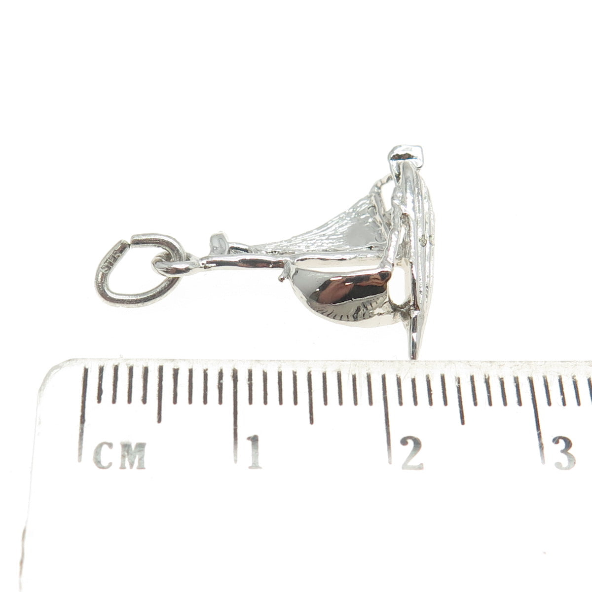 925 Sterling Silver Vintage Sailboat Charm Pendant