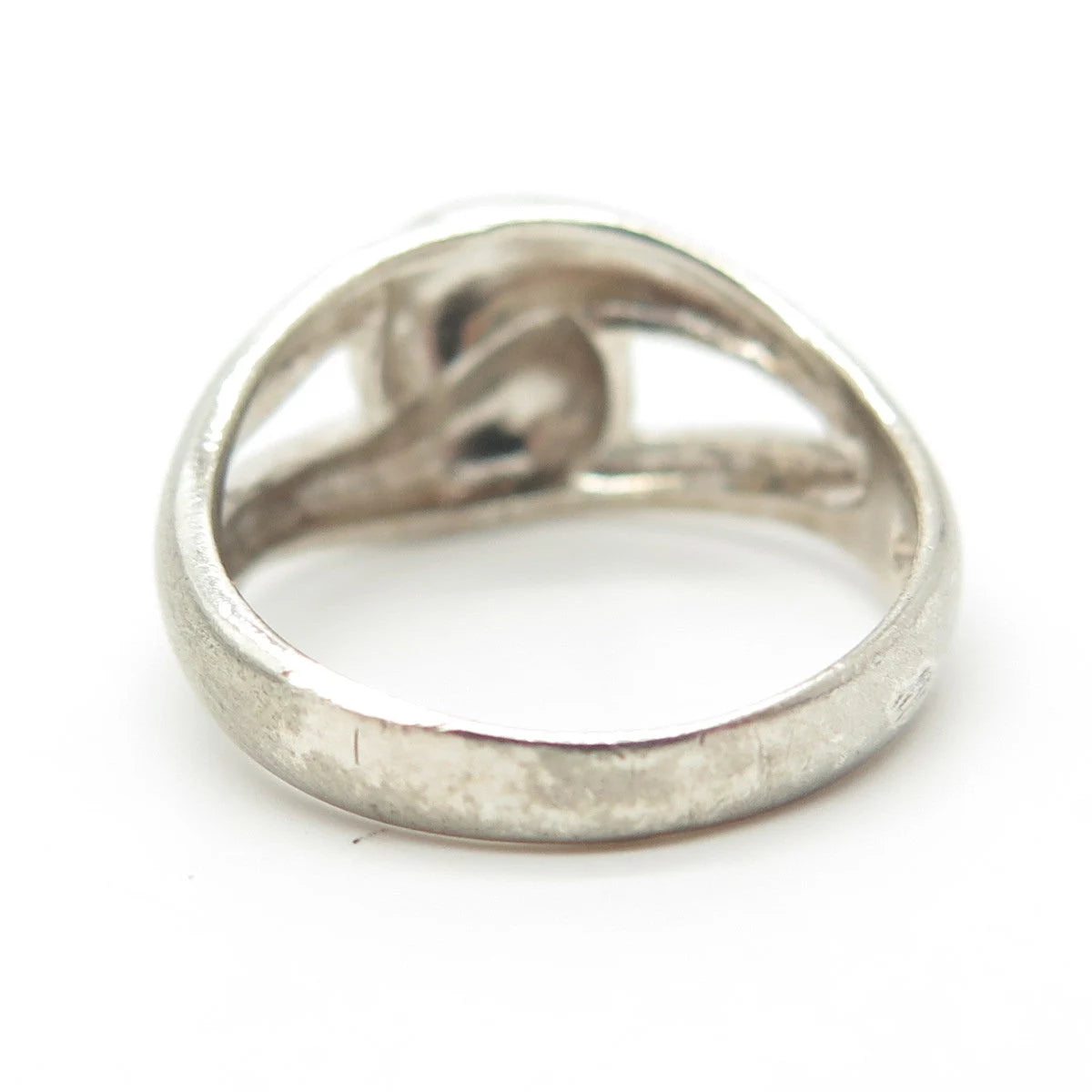 925 Sterling Silver Vintage Chapal Zenray Modernist Ring Size 6