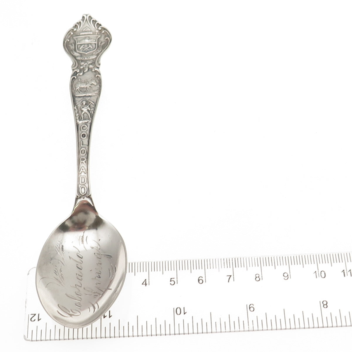 Fessenden & Co. 925 Sterling Silver Antique Art Deco Colorado Coffee Spoon