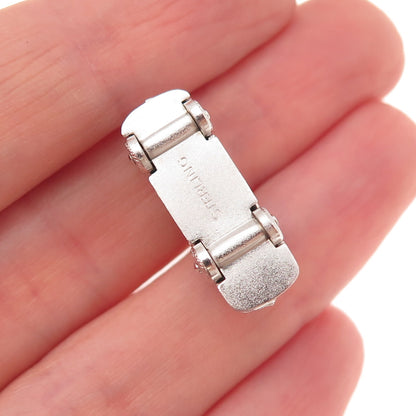 925 Sterling Silver Vintage Volkswagen Bus 3D Charm Pendant