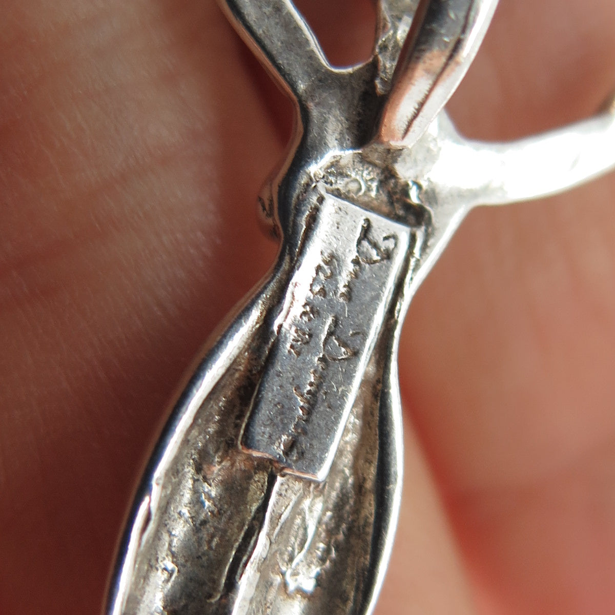 DON DESIGNS 925 Sterling Silver Vintage Mykonos Goddess Slide Pendant