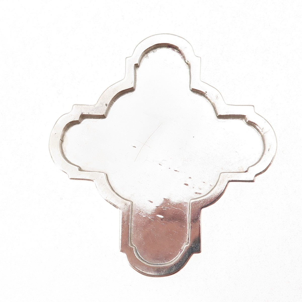 Sergio Bustamante 925 Sterling Vintage Mexico Cross Pin Pendant (missing part)
