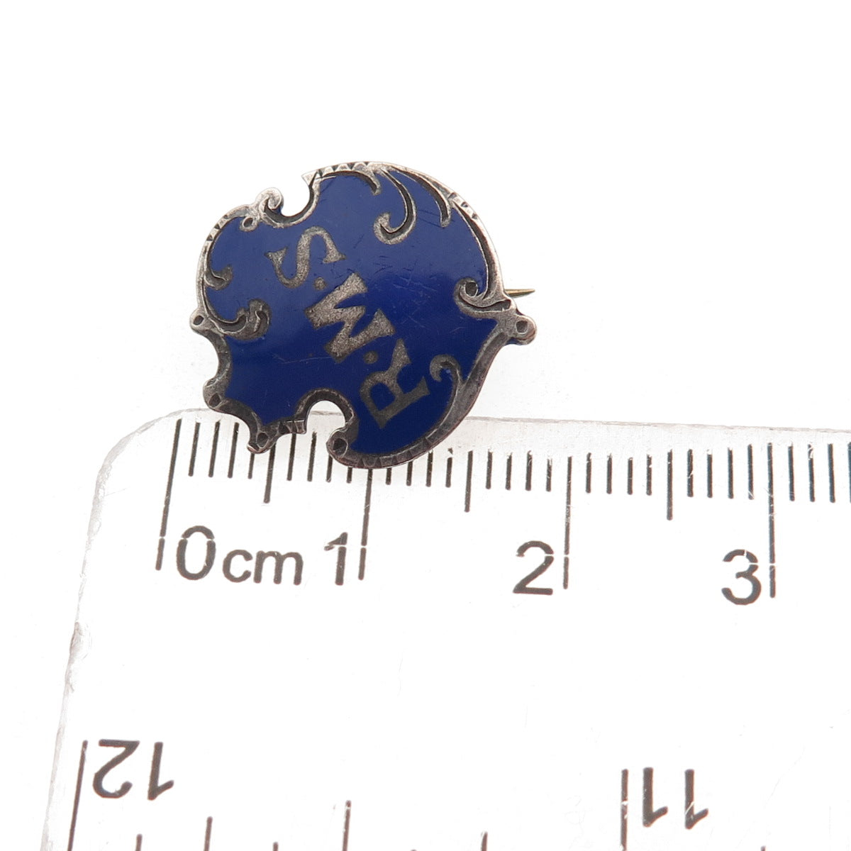 Whitehead & Hoag Co. 925 Sterling Silver Antique WWII Enamel Royal Mail Ship Pin